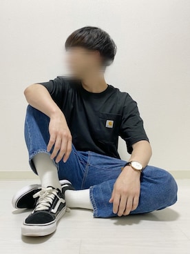 「UNIQLO（ユニクロ）の50色ソックス（消臭機能付き）（ソックス/靴下）」を使った、kasago/Instagramも見てねさん（メンズ・165cm）の夏コーディネート