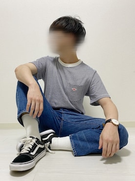 「UNIQLO（ユニクロ）の50色ソックス（消臭機能付き）（ソックス/靴下）」を使った、kasago/Instagramも見てねさん（メンズ・165cm）の夏コーディネート