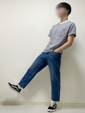 「UNIQLO（ユニクロ）の50色ソックス（消臭機能付き）（ソックス/靴下）」を使った、kasago/Instagramも見てねさん（メンズ・165cm）の夏コーディネート