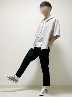 「UNIQLO（ユニクロ）の50色ソックス（消臭機能付き）（ソックス/靴下）」を使った、kasago/Instagramも見てねさん（メンズ・165cm）の夏コーディネート