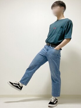 「UNIQLO（ユニクロ）の50色ソックス（消臭機能付き）（ソックス/靴下）」を使った、kasago/Instagramも見てねさん（メンズ・165cm）の夏コーディネート