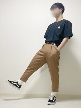 「UNIQLO（ユニクロ）の50色ソックス（消臭機能付き）（ソックス/靴下）」を使った、kasago/Instagramも見てねさん（メンズ・165cm）の夏コーディネート