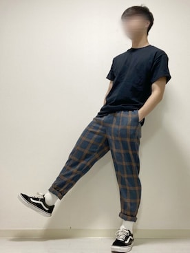 「UNIQLO（ユニクロ）の50色ソックス（消臭機能付き）（ソックス/靴下）」を使った、kasago/Instagramも見てねさん（メンズ・165cm）の夏コーディネート