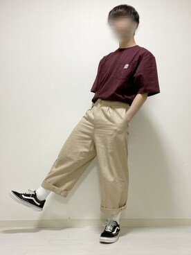 「UNIQLO（ユニクロ）の50色ソックス（消臭機能付き）（ソックス/靴下）」を使った、kasago/Instagramも見てねさん（メンズ・165cm）の夏コーディネート