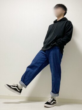 「UNIQLO（ユニクロ）の50色ソックス（消臭機能付き）（ソックス/靴下）」を使った、kasago/Instagramも見てねさん（メンズ・165cm）の秋コーディネート