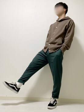 「UNIQLO（ユニクロ）の50色ソックス（消臭機能付き）（ソックス/靴下）」を使った、kasago/Instagramも見てねさん（メンズ・165cm）の秋コーディネート