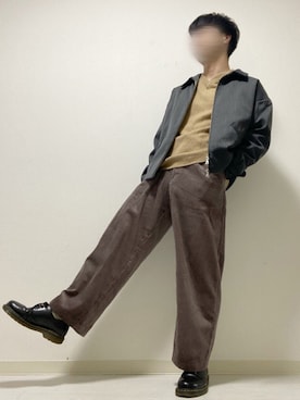 kasago/Instagramも見てねさん（メンズ・165cm）の秋コーディネート