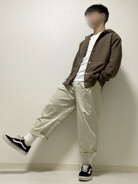 「UNIQLO（ユニクロ）の50色ソックス（消臭機能付き）（ソックス/靴下）」を使った、kasago/Instagramも見てねさん（メンズ・165cm）の秋コーディネート