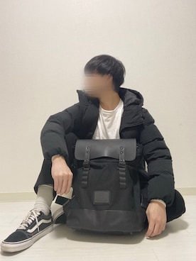 「UNIQLO（ユニクロ）の50色ソックス（消臭機能付き）（ソックス/靴下）」を使った、kasago/Instagramも見てねさん（メンズ・165cm）の冬コーディネート