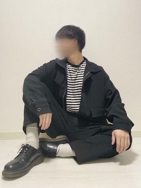 「mixxmixのアイテム」を使った、kasago/Instagramも見てねさん（メンズ・165cm）の冬コーディネート
