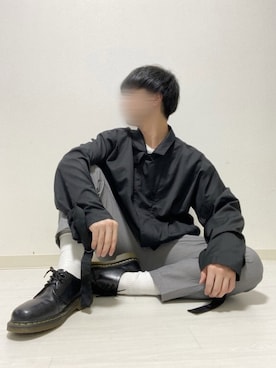 「UNIQLO（ユニクロ）の50色ソックス（消臭機能付き）（ソックス/靴下）」を使った、kasago/Instagramも見てねさん（メンズ・165cm）の冬コーディネート