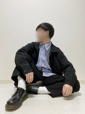 「UNIQLO（ユニクロ）の50色ソックス（消臭機能付き）（ソックス/靴下）」を使った、kasago/Instagramも見てねさん（メンズ・165cm）の冬コーディネート