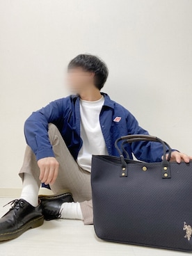 「UNIQLO（ユニクロ）の50色ソックス（消臭機能付き）（ソックス/靴下）」を使った、kasago/Instagramも見てねさん（メンズ・165cm）の冬コーディネート