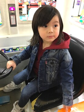 yuu.さん（キッズ・90cm）の春コーディネート