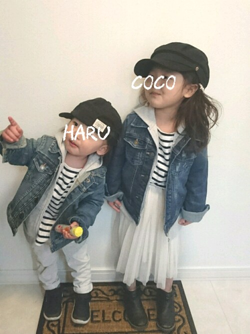 入園入学祝い 姉弟用コーデ参考 トップス Tシャツ カットソー 入園入学祝い 姉弟用コーデ参考 トップス Tシャツ カットソー