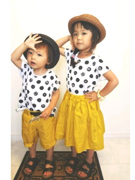 COCO♡HARU さん（キッズ・90cm）の夏コーディネート