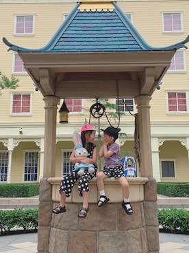 「ディズニーコーデ」｜「アイテム（福袋/福箱）」を使った、COCO♡HARU さん（キッズ・100cm）の夏コーディネート