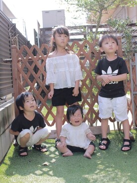 COCO♡HARU さん（キッズ・100cm）の夏コーディネート