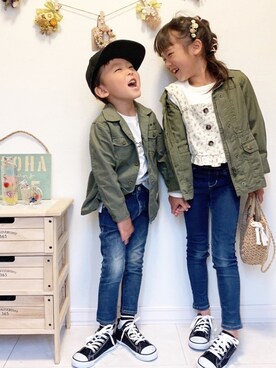 COCO♡HARU さん（キッズ・110cm）の春コーディネート