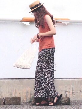 「relac（レーラック）のアイテム」を使った、舞妓さん（レディース・159cm）の夏コーディネート