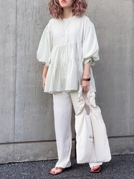 「トングサンダル」｜「アイテム（アンサンブル）」を使った、舞妓さん（レディース・160cm）の夏コーディネート