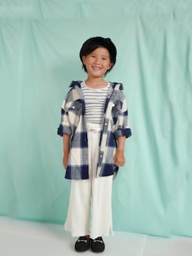 「チェッカーずまつり2020秋」｜コフィさん（キッズ・120cm）の秋コーディネート
