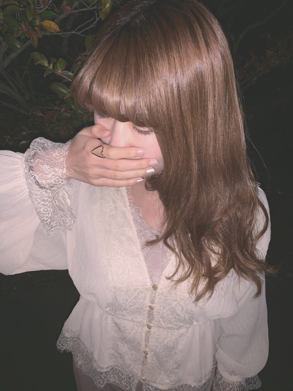 「シンプル、おしゃれさんと繋がりたい、春、ootd、カーディガン、はるコーデ、ブラウス、デート、お洒落さんとつながりたい、156cm」｜「one after another NICE CLAUPの2枚セット楊柳チュニック（アンサンブル、ホワイト系）」を使った、ぴょんぴょんさん（レディース・156cm）の春コーディネートの1枚目の写真