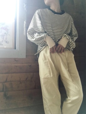 「C.L.N（シーエルエヌ）のアイテム」を使った、 mojamojaさん（レディース・158cm）の冬コーディネート