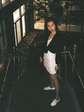 「nightout」｜Ruiqing Xuさん（レディース・170cm）の秋コーディネート