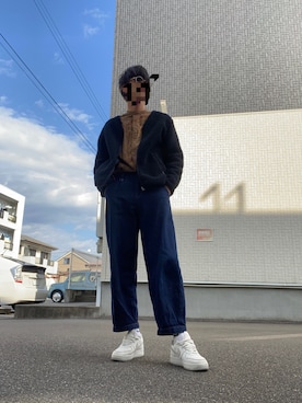 「JOURNAL STANDARD（ジャーナルスタンダード）のアイテム（ブルゾン）」を使った、ゴクウさん（メンズ・184cm）の冬コーディネート