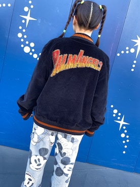 「アイテム（ブルゾン）」を使った、☺︎さん（レディース・145cm・10代）の秋コーディネート