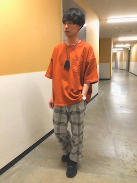 「ステッチ」｜川村   啓さん（メンズ・167cm）の春コーディネート