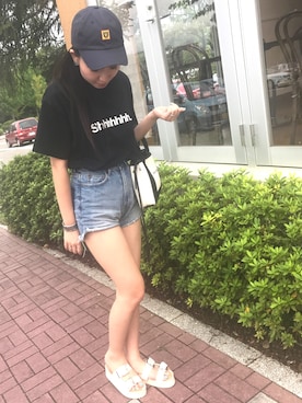 「chanel」｜「アイテム（キャップ）」を使った、ｋａｙｏ  ☺︎さん（レディース・160cm）の夏コーディネート