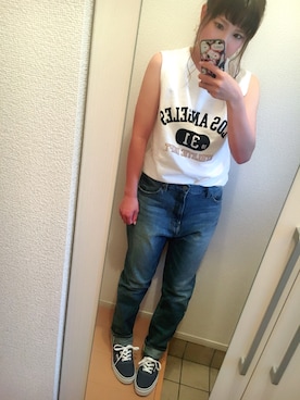 RENAさん（レディース・155cm）の夏コーディネート