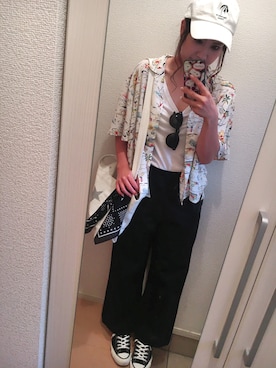 RENAさん（レディース・155cm）の夏コーディネート