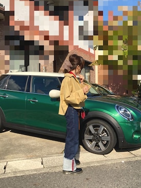 「Ameri（アメリ）のアイテム」を使った、レオンママさん（レディース・153cm）の秋コーディネート