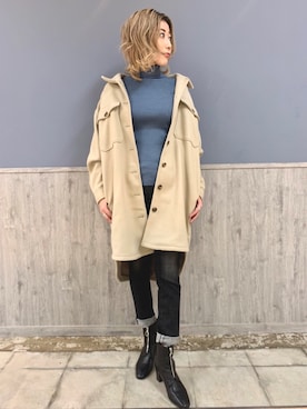 「秋のマイ旬スタイル」｜「アイテム（その他）」を使った、Naaachiさん（レディース・163cm）の秋コーディネート