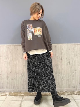 Naaachiさん（レディース・163cm）の冬コーディネート