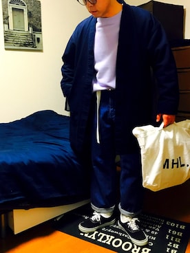 「UNITED ARROWS & SONS（ユナイテッドアローズアンドサンズ）のアイテム（その他アウター）」を使った、Tasさん（メンズ・171cm）の冬コーディネート