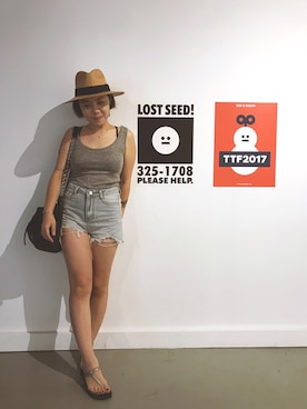 「LOVE」｜「アイテム（アクセサリー）」を使った、Zionさん（レディース・153cm）の秋コーディネート