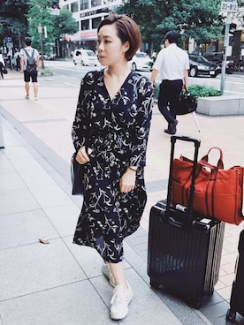 「LOVE」｜「アイテム（ワンピース/ドレス）」を使った、Zionさん（レディース・153cm）の秋コーディネート