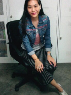 「アイテム（スリッポン、その他）」を使った、WaiChingさん（レディース・165cm）の秋コーディネート