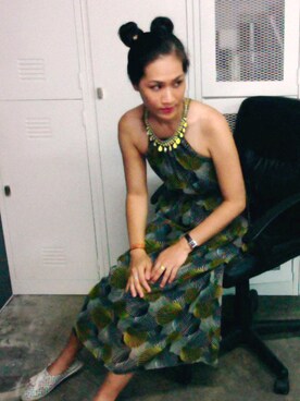 「アイテム（スリッポン、その他）」を使った、WaiChingさん（レディース・165cm）の冬コーディネート