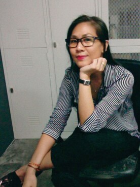 「Pfutze（プフッツェ）のアイテム」を使った、WaiChingさん（レディース・165cm）の冬コーディネート