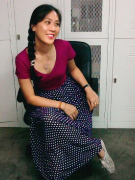 「アイテム（スリッポン、その他）」を使った、WaiChingさん（レディース・165cm）の冬コーディネート