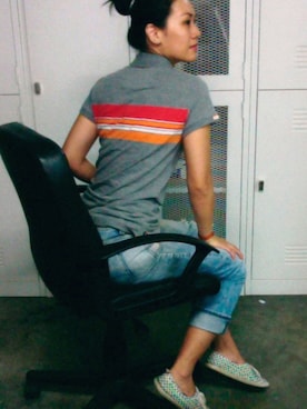 「アイテム（スリッポン、その他）」を使った、WaiChingさん（レディース・165cm）の秋コーディネート