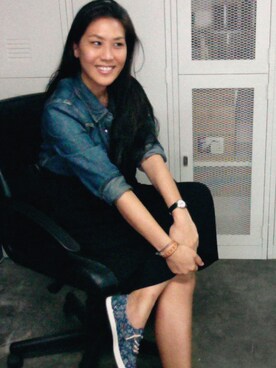 「Rubi（ルビ）のアイテム」を使った、WaiChingさん（レディース・165cm）の冬コーディネート