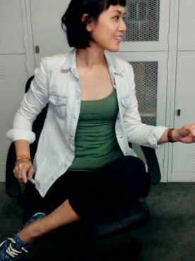 「Rubi（ルビ）のアイテム」を使った、WaiChingさん（レディース・165cm）の冬コーディネート