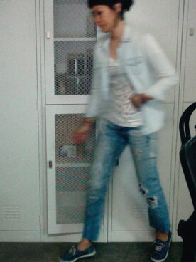 「Rubi（ルビ）のアイテム」を使った、WaiChingさん（レディース・165cm）の冬コーディネート