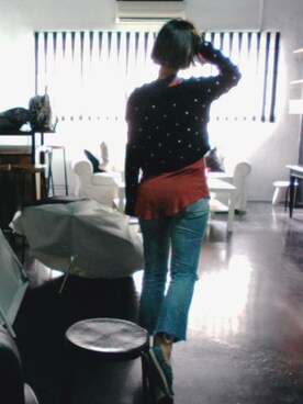 「Rubi（ルビ）のアイテム」を使った、WaiChingさん（レディース・165cm）の冬コーディネート